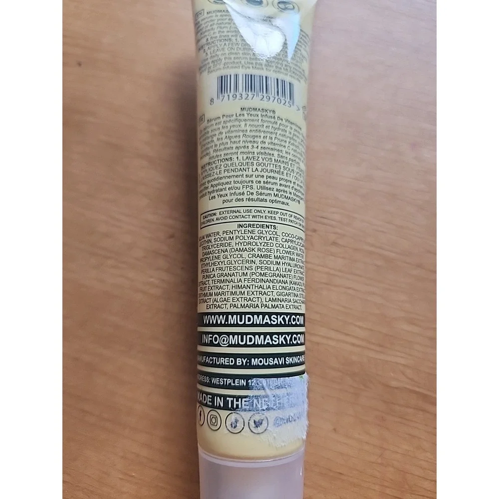 Mudmasky Vitamin-Infused Eye Serum Moisture Boost -‎ Brand New